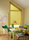 Cosiflor® Plissee Faltstore Faltvorhang für Fenster mit Schräge
